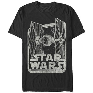 Black and White TIE Fighter Star Wars T-Shirt เสื้อยืดสวยๆ เสือยืดผู้ชาย เสื้อยืดเด็กผช เสื้อแฟชั่นผญ2022 อื่นๆ