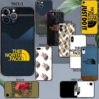 เคสโทรศัพท์มือถือ ซิลิโคนนิ่ม TPU กันกระแทก ลายโลโก้ The north face สําหรับ Apple iPhone 13 Pro Max mini