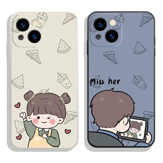 เคสโทรศัพท์มือถือ ยางซิลิโคนนิ่ม ผิวด้าน ลายน่ารัก เหมาะกับคู่รัก สําหรับ Xiaomi Poco F3 F4 M2 M3 M4 M5s Pro Poco X3 X4 NFC Pro GT C40 XGQL1