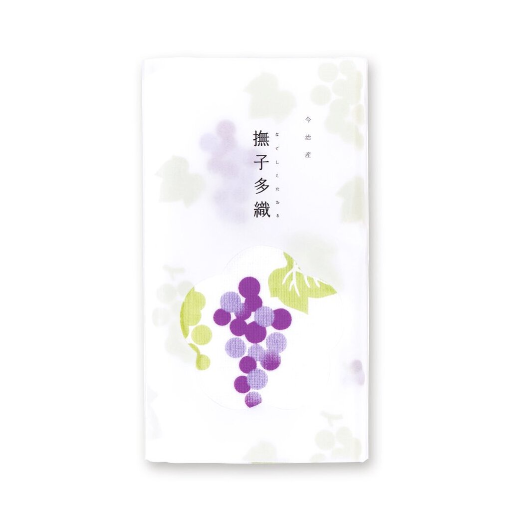 (05653) Towel Imabari - ผ้าขนหนู ผ้าขนหนูญี่ปุ่น ผ้าเช็ดตัว ลายพวงองุ่น (ぶどう)