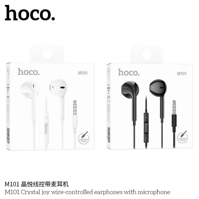 [ส่งไว 1 วัน❗]  Hoco M101 หูฟัง 3.5 มิลลิเมตร สำหรับโทรศัพท์มือถือ เเท็บเล็ต สมาร์ทโฟน เเละ Computer/notebook