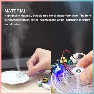 16mm 108KHZ อัลตราโซนิก Atomizing ชิ้นส่วนเครื่องเพิ่มความชื้นในอากาศสเปรย์อุปกรณ์เปลี่ยนหัวฉีดสั่นแผ่น