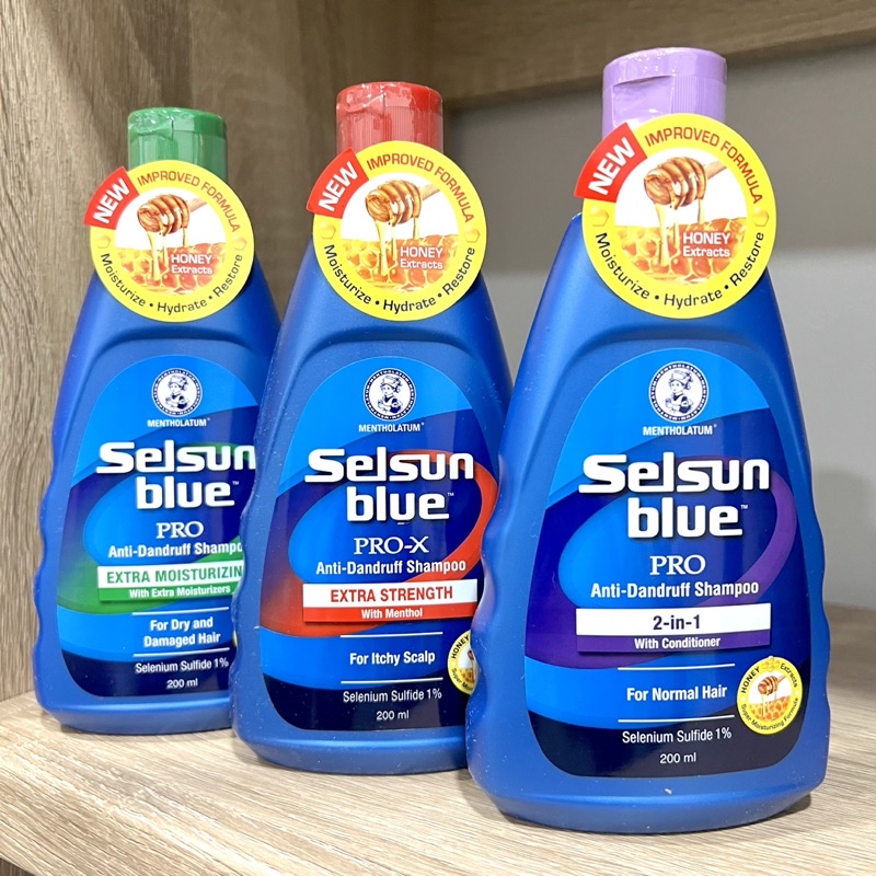 Selsun Blue shampoo แชมพูขจัดรังแค 200ml