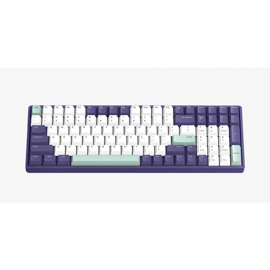IQUNIX Keyboard F96 Grape Milk RGB Gateron Switch
