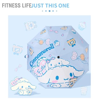 BFitness Life ร่มพับ พิมพ์ลายการ์ตูน ป้องกันรังสียูวี กันแดด หนา กันน้ํา แบบพกพา