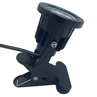 คลิปไฟสปอตไลท์ LED COB 10W IP65 กันน้ํา ปรับได้ พร้อมคลิปหนีบ และปลั๊ก US สีขาวอบอุ่น สําหรับร้านกาแฟ 1 ชิ้น