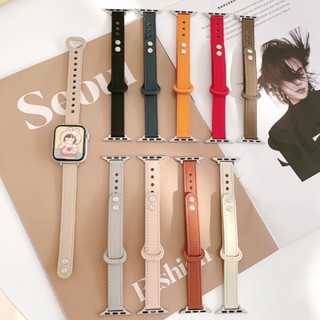 สายนาฬิกาข้อมือหนัง แบบเปลี่ยน สําหรับ Watch Strap Series 8 7 6 SE 5 4 3 2 SE2 38 มม. 40 มม. 44 มม. 41 มม. 45 มม. 42 มม. 49 มม.