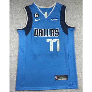 2023 nba Dallas Mavericks No.  77 Doncic classic blue basketball jersey