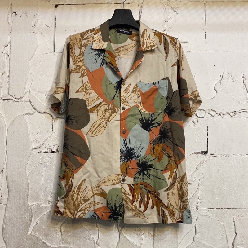 เสื้อเชิ้ตฮาวายลายสุดฮิต 9 แบบ มะพร้าว หน้าวัว M-4Xl ผ้าสปันไม่ร้อน เย็นสบาย ผ้านิ่ม ใส่ได้ทั้งชายหญิง