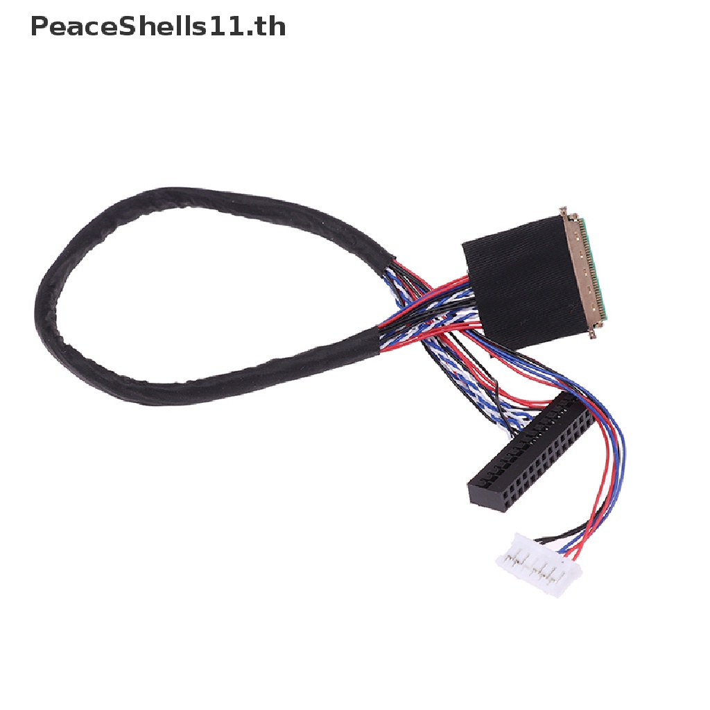 Peaceshells มาใหม่ สายเคเบิลหน้าจอ LED LCD LVDS 40 Pin 1 ช่องทาง 6 บิต สําหรับหน้าจอ 1 ชิ้น