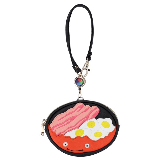 [Direct from Japan] Ghibli Howl's Moving Castle Coin Card Case with Reel Calcifer and Bacon Egg Japa