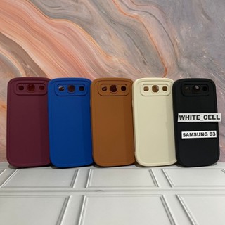 เคสโทรศัพท์ ซิลิโคนนิ่ม ผิวด้าน ลายกล้อง สีขาว สําหรับ Samsung S3 Samsung S4 Samsung S5 Samsung S6 Samsung S6 Edge Samsung S7 Edge