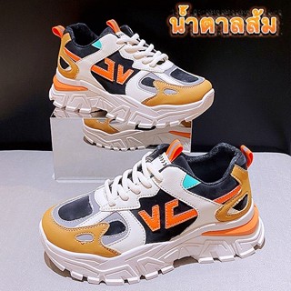 🔥พร้อมส่ง🔥 ฮิตที่สุด!!รองเท้าผ้าใบผู้หญิง  เสริมส้น5cm รุ่นใหม่ล่าสุด งานสวย เบา ใส่สบายมาก พร้อมส่งจ๊า