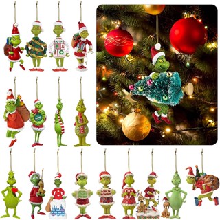 Christmas Xmas Pendant The Grinch Christmas Tree Pendant Green Ornament Party Home Decor Xmas Kids Christmas Xmas Birthday Gift