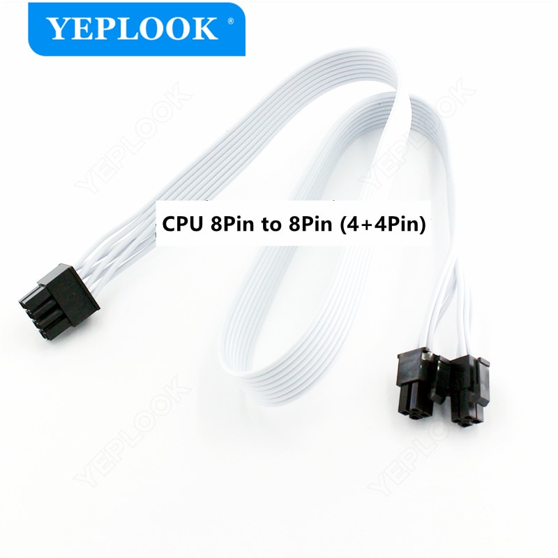 CPU 8Pin ถึง 8Pin (4+4Pin) Modular Power Supply สําหรับ Corsair RM750x RM850x RM1000i ATX แหล่งจ่ายไ