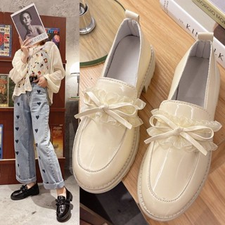 SELINE  loafer รองเท้า โลฟเฟอร์ 2.5 ซม 2022 รองเท้าแฟชั่นญ  สวยงาม สไตล์เกาหลี Beautiful ทันสมัย X0401149 37Z230910