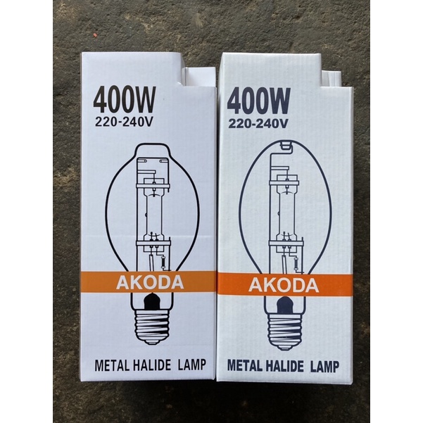 หลอดไฟMetal halide หลอดเลเซอร์Akoda แสงเขียว 400W หลอดไฟตกหมึก หลอดไฟแสงจันทร์ ขั้วE40