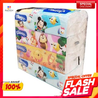 คลีเน็กซ์ กระดาษเช็ดหน้า ซอฟท์บ็อกซ์ 115 แผ่น แพ็ค 4Kleenex Facial Tissue Softbox 115 Sheets Pack 4