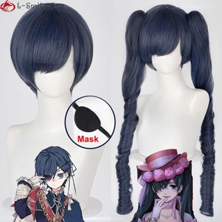 Misscoo วิกผมคอสเพลย์ Black Butler Ciel Phantomhive Ciel Phantomhive ทนความร้อน สําหรับผู้หญิงและผู้ชาย