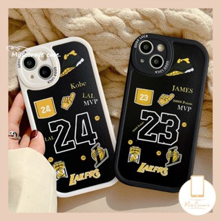 เคสโทรศัพท์มือถือ ลาย N.B.A Lakers Kobe สําหรับ Redmi 12C 9T A1 9 10 10A 9A 10C 9C NFC Mi 12 11 Lite 11T NFC Redmi Note 10 10s 11 11s 10Pro 8 9 9Pro 9s 11Pro 8Pro PO CO F4 K40s M3 X3 เคสฉลาก James