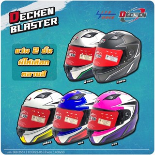 ลดราคาล้างสต๊อค !! หมวกกันน็อค Decken Blaster ( เดคเค่น แบลสเตอร์ ลาย ปู )