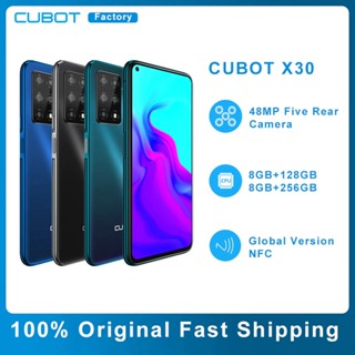 Cubot X30 Smart Phone 48MP Five Rear AI Camera 128GB/256GB Cellphone NFC  6.4&amp;quot; Fullview Display Android10 Cell Phone