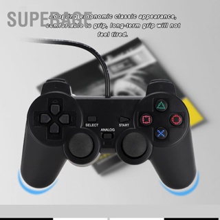 [คลังสินค้าใส]BSuperage จอยเกม แบบใช้สาย ความไวแสงสูง มอเตอร์คู่ สําหรับจอยเกม Ps2