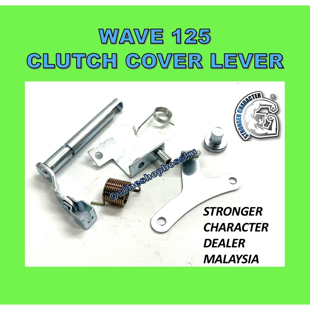 WAVE 125 RACING CLUTCH CABLE LEVER SET WAVE125 ฝาครอบคลัทช์ LEVER ARM WAVE 125 HAND CLUTCH LEVER ARM SET WAVE125 26585