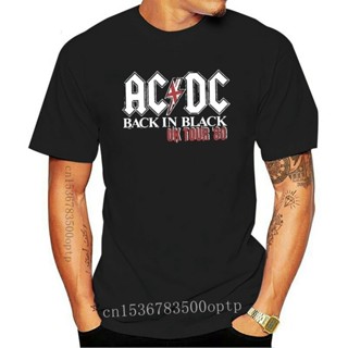 New 2021 funny t shirt men novelty tshirt ACDC T-Shirt - In Black UK Tour