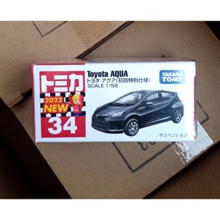 Tomica Toyota AQUA สีพิเศษ (เบอร์ 34. Lot japan)