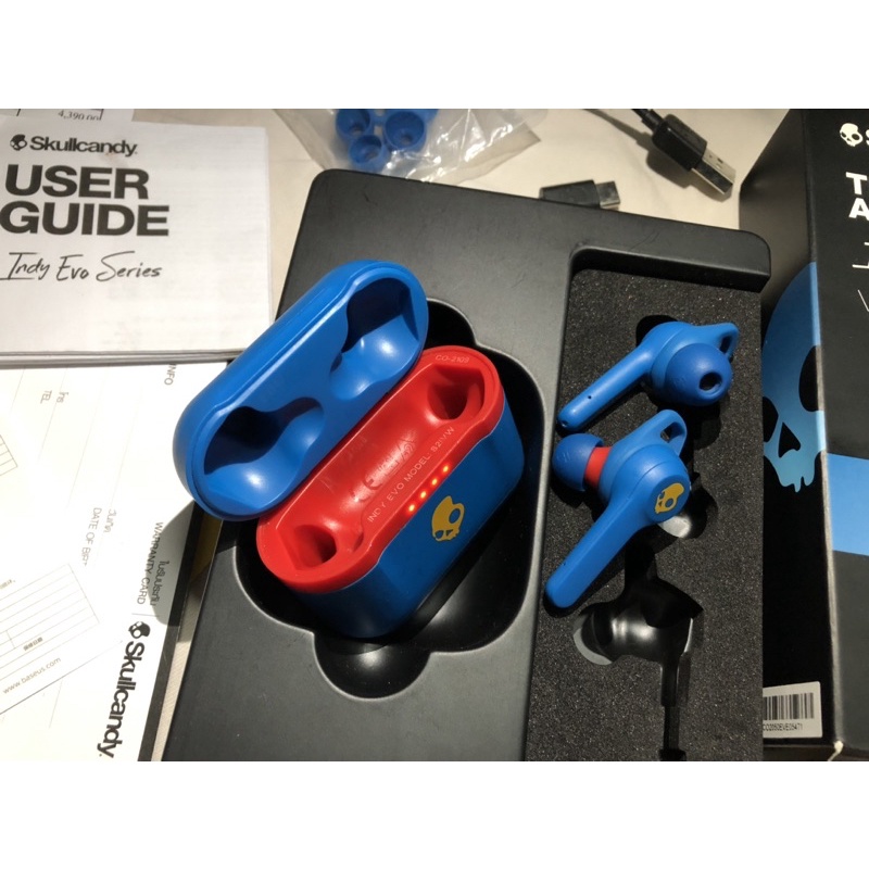 หูฟังไร้สาย Skullcandy Indy Evo True Wireless Earbuds 6mm Dynamic Driver IP55 Water Resistance