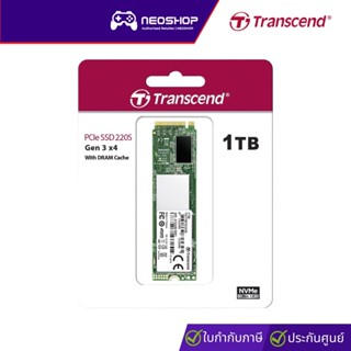 Transcend Internal MTE220S - PCIe NVMe 1TB, M.2 2280, Gen3x4, 3D TLC, Dram (TCN-TS1TMTE220S)