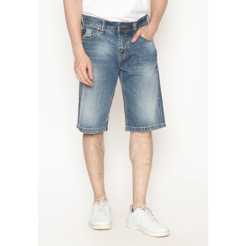 กางเกงยีนส์ขาสั้นผู้ชาย ลอย ดั้งเดิม CFD049F / CFD309