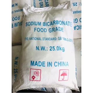 เบกกิ้งโซดา( Baking Soda) โซเดียมไบคาร์บอเนต ล้างผัก ขนาด 25 กิโลกรัม(จำกัดคำสั่งซื้อละ 1 ชิ้น)