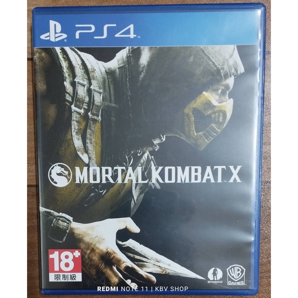 (ทักแชทรับโค๊ด)(มือ 2 พร้อมส่ง)Ps4 : Mortal Kombat x มือสอง