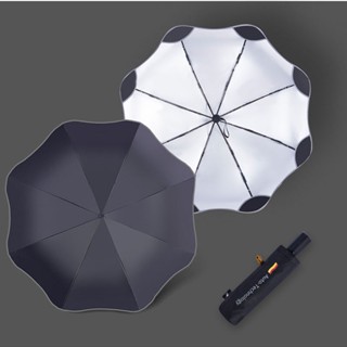 Anti-UV Full Automatic Business Umbrella 3 Folding Male Female Parasol Sun Umbrella Rain Women Windproof Luxury Umbrella