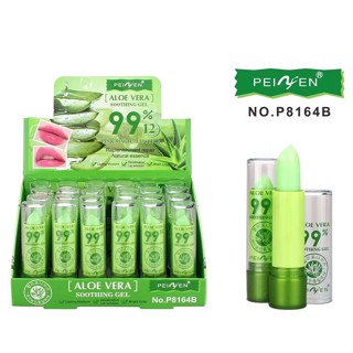 PeiYen Aloe Vera Soothing Gel 99% Lipstick P8164B (1 กล่อง 24 ชิ้น)