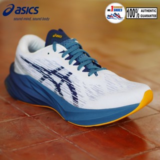 [✨NEW] Asics รุ่น Novablast 3 1011B458-100 สี White/ deep ocean , FF Blast+ ของเเท้ 100%