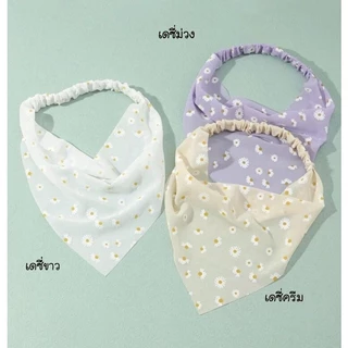 พร้อมส่ง! ผ้าคาดผมสามเหลี่ยม ผ้าโพกผมวินเทจ Vintage Kerchief
