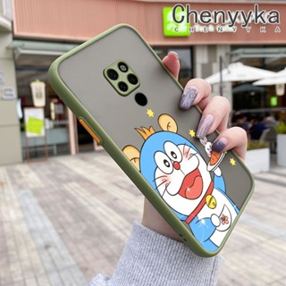 สําหรับ Huawei Mate 20 Mate 20 Pro เคสการ์ตูนโดราเอมอน น่ารัก กันกระแทก ฝ้า ซิลิโคนใส เคสแบบเต็ม ป้องกันกล้อง เคสนิ่ม