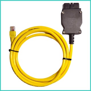 Obd To Ethernet Enet OBD2 สายเคเบิ้ลเชื่อมต่อสัญญาณอีเธอร์เน็ต OBDII F-Series OBD2