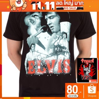 เสื้อวง Elvis Presley เสื้อลาย เอลวิส เพรสลีย์ เสื้อผ้าแฟชั่น เสื้อวิ่ง เสื้อวินเทจ RCM1378