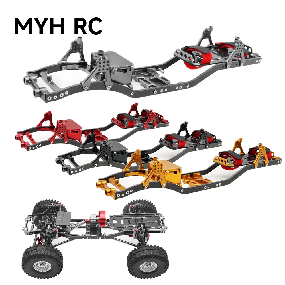 Myhrc กรอบตัวถังคาร์บอนไฟเบอร์ CNC 4 มม. 275 313 324 สําหรับรถไต่หินบังคับ 1/10 Axial SCX10 ราคา ถูกที่สุด ดีลบีเคเค