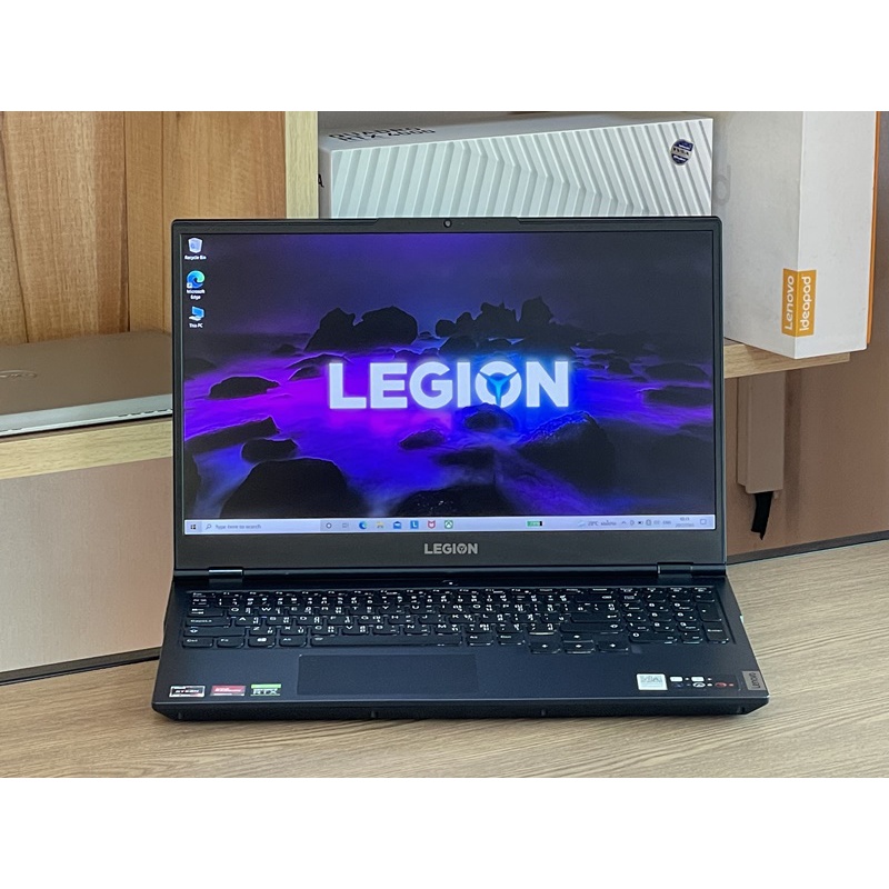 Lenovo Legion 5 15ACH6H AMD Ryzen 7 5800H SSD512GB RAM16GB RTX 3050 Ti(4GB GDDR6)จอ 165Hz สินค้ามือสองประกันศูนย์