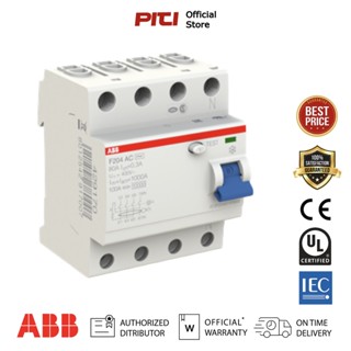 ABB กันดูด RCCB 4P F204 AC-100/0.03 Residual Current Circuit Breaker