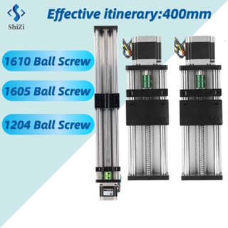 400mm Effective Travel Guide Rail Sliding Table with Nema23 57 Stepper Motor