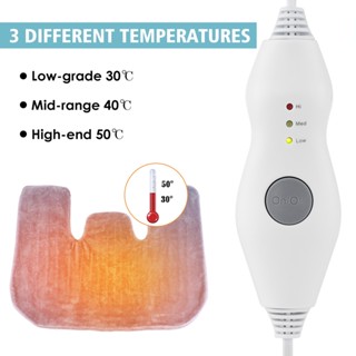 Exeter ThermoPadแผ่นประคบร้อนไฟฟ้าบรรเทาอาการปวดหลัง และตะคริวแผ่นความร้อนไฟฟ้าขนาดใหญ่ขนาดเล็กแผ่นทำความร้อน60x30cm