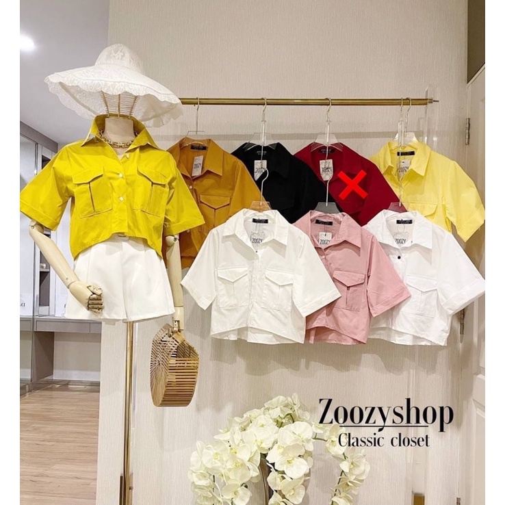 Sleeve zoozy crop รหัส 329