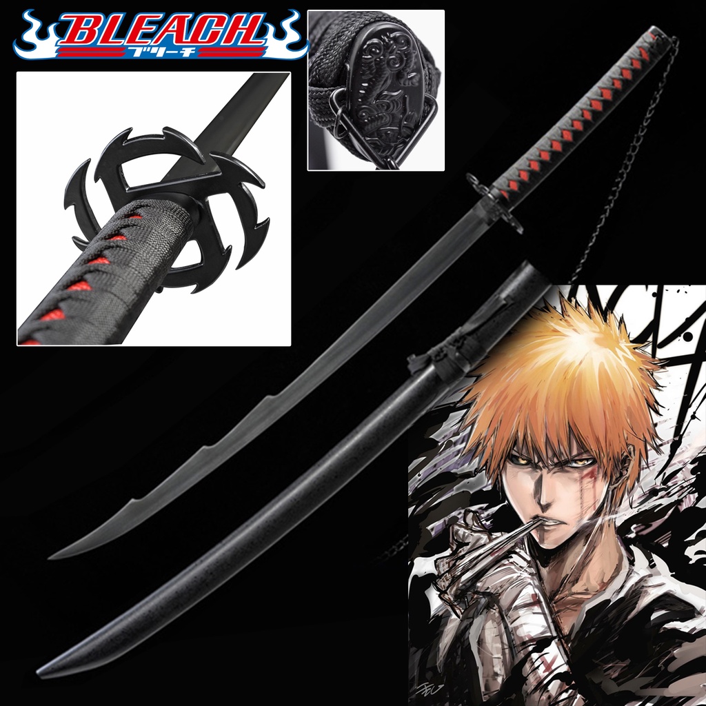 Japanese Sword ดาบซามูไร นินจา เปิดคม คาตานะ เอโดะ ญี่ปุ่น Bleach บลีช เทพมรณะ ดาบฟันวิญญาณ Kurosaki