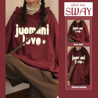 SWAY  เสื้อกันหนาว เสื้อฮู้ด นค้ามาใหม่ ใส่สบายๆ หลวม fashion Korean Style Chic Unique S011203 36Z230909